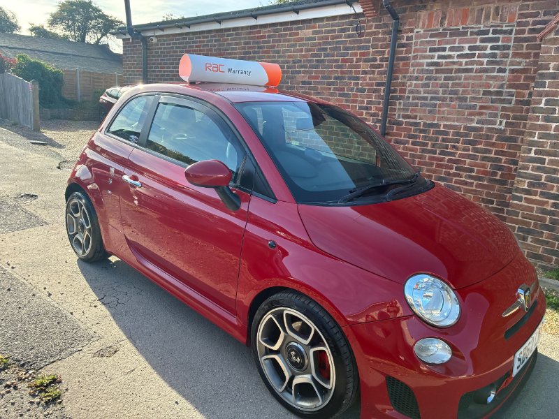 Red Abarth 500 1.4 T-Jet Hatchback 3dr Petrol Manual Euro 5 135 bhp